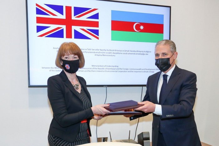   UK, Azerbaijan agree to deepen co-op on climate change  