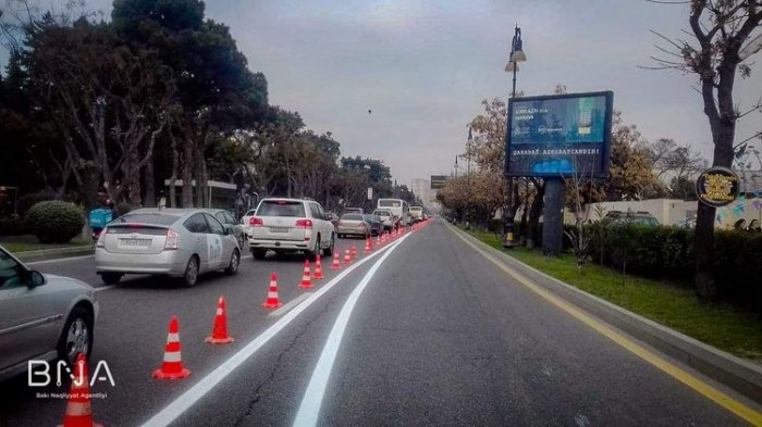 Daha bir prospektdə nişanlanma xətləri çəkilir