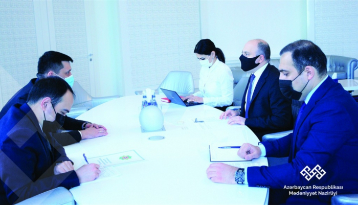 Le ministre azerbaïdjanais de la Culture rencontre l’ambassadeur du Turkménistan