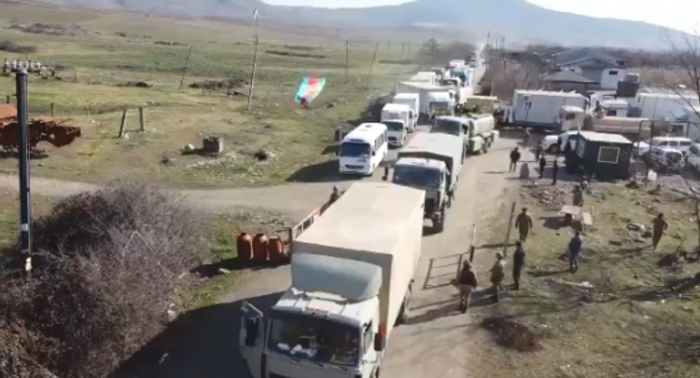   Des matériaux de construction, accompagnés de soldats de la paix russes, livrés à Choucha   