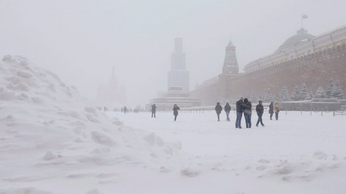 Russie: les plus importantes chutes de neige à Moscou en 8 ans