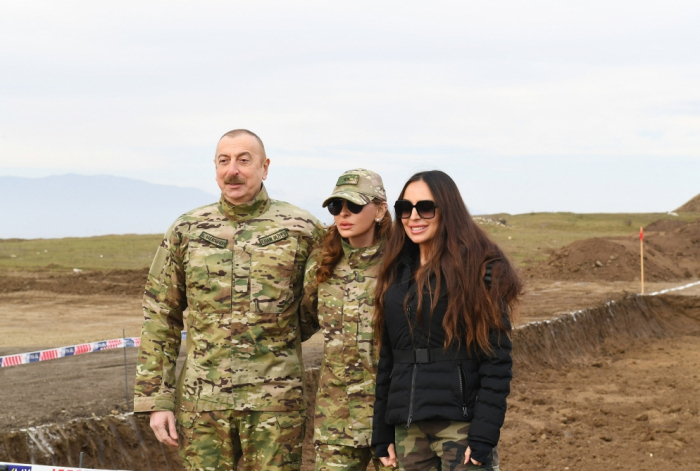   Präsident Ilham Aliyev, First Lady besuchen Füzuli, Zangilan, Latschin und Dschabrayil  