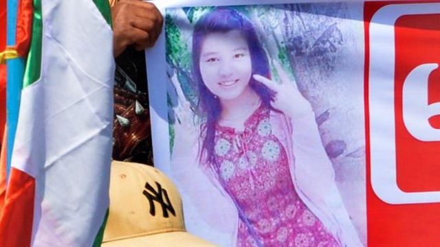 Woman shot during anti-coup protests in Myanmar dies after 10 days on life support