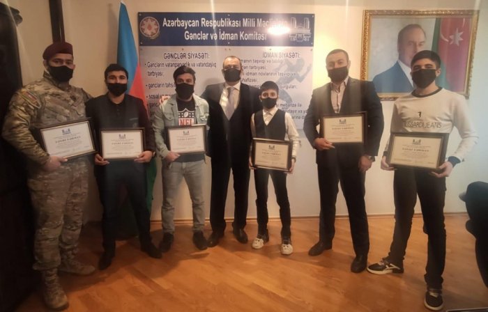 Vətən müharibəsində iştirak edən gənclərlə görüş keçirildi