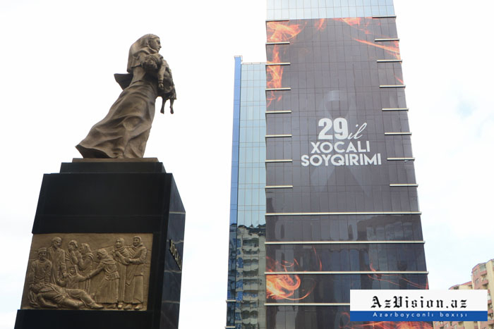   Preparations underway in Baku for 29th anniversary of Khojaly genocide –   PHOTOS      