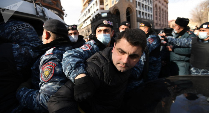   Armenian police detain over 50 protesters  