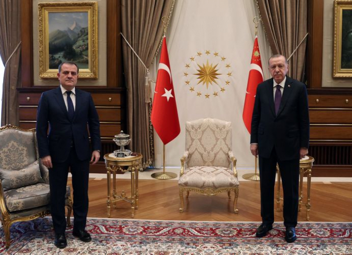   Erdogan meets Azerbaijani FM in Ankara  