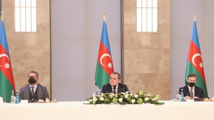  Trilateral meeting of FMs of Azerbaijan, Turkey and Turkmenistan kicks off in Ankara 