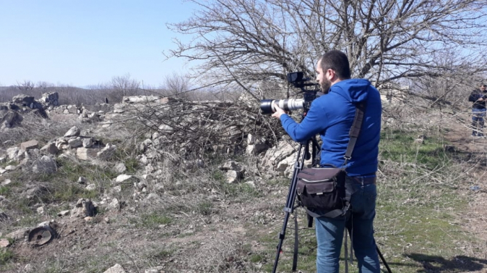   Georgian journalists visit liberated Azerbaijani lands to witness Armenian vandalism  