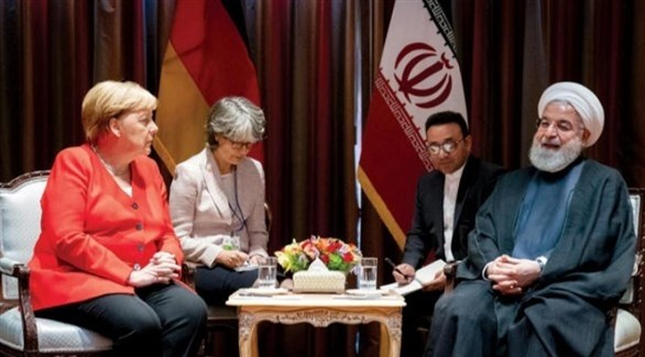 ميركل لروحاني: على إيران العودة للالتزام بالاتفاق النووي