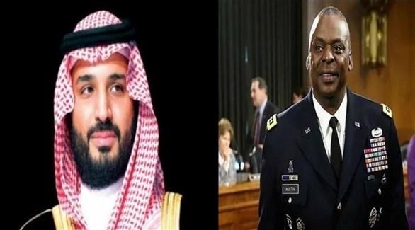 وزير الدفاع الأمريكي يتصل بولي العهد السعودي