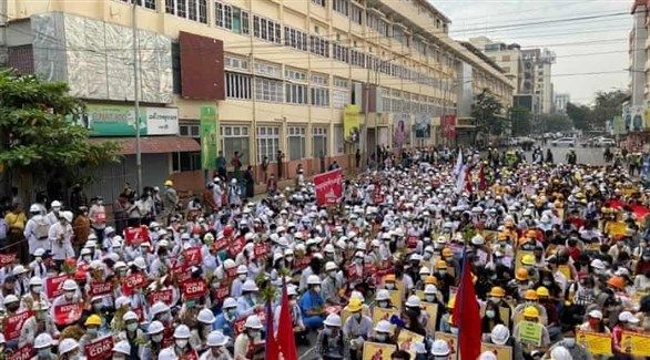 ميانمار: المحتجون يحتشدون مجدداً بعد أدمى أيام المظاهرات