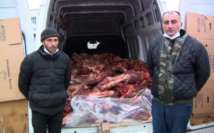 10 ton at və ölmüş mal əti satanlar saxlanıldı -  VİDEO 