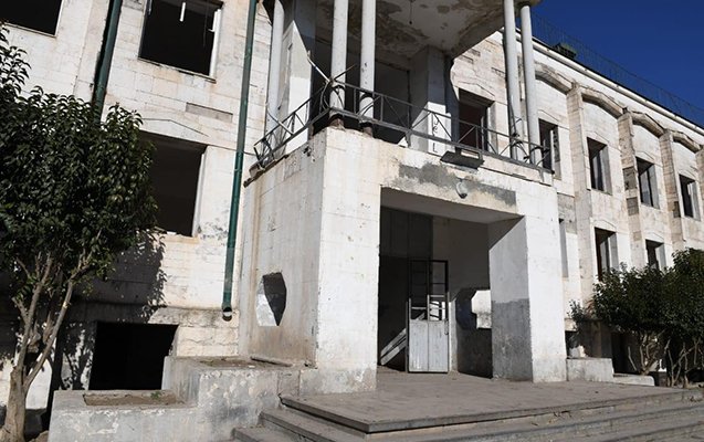  Qubadlıdakı DSX hərbi hissəsinin binası İcra Hakimiyyətinə aid deyil -  FOTO  