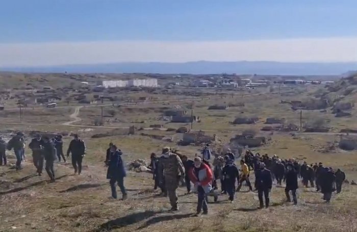   Hikmet Hajiyev shares post from Jabrayil -   VIDEO    