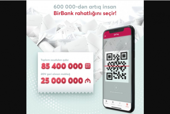 Yarım milyondan çox istifadəçi ƏDV-sini "BirBank" ilə geri alıb
