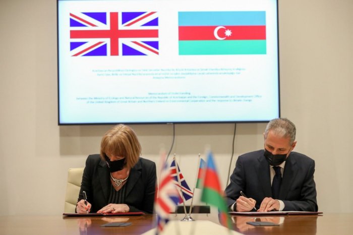 Azərbaycan Britaniya ilə Anlaşma Memorandumu imzaladı