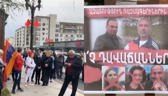  Paşinyan ailəsinə qarşı etirazlar:  ABŞ-da “Nikol xaindir” dedilər  