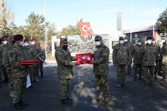  Los militares azerbaiyanos que participaron en los entrenamientos en Kars regresaron a casa -   FOTO     