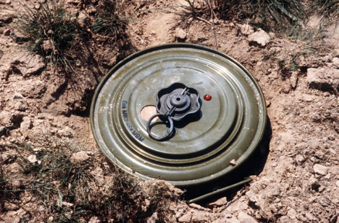   Civilian injured by a landmine in liberated Jabrayil district  