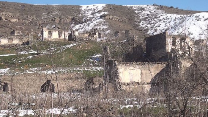  Qubadlının Qəzyan kəndindən    videogörüntülər      