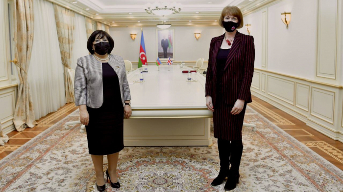   Sahiba Gafarova meets with British minister  