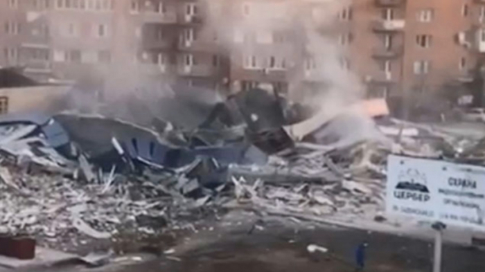 Rusiyada güclü partlayış:  Bina tamamilə dağıldı