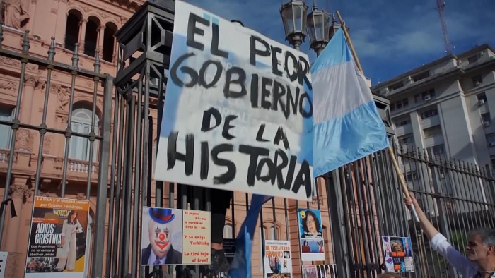  People protest in Buenos Aires COVID vaccine scandal -  NO COMMENT  