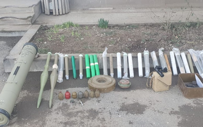   Se encuentran municiones dejadas por los armenios en el distrito de Khojavend  