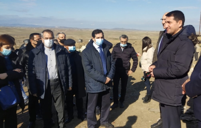   Los diplomáticos extranjeros visitaron el pueblo Merdinli de Fuzuli   