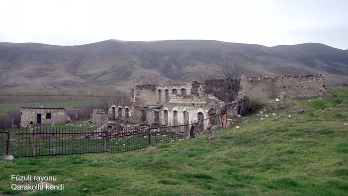   Aserbaidschanisches Verteidigungsministerium teilt neues   Video   aus Füzuli  