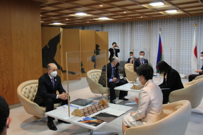  عقد اجتماع لوزيري العدل لأذربيجان واليابان 