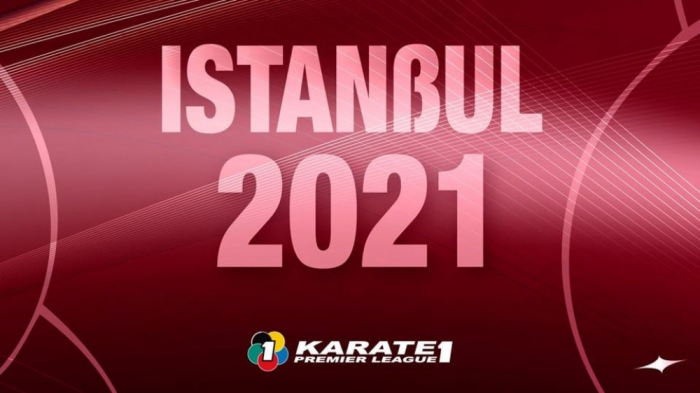 Azerbaijani fighters contesting medals at Karate1 Premier League - Istanbul 2021