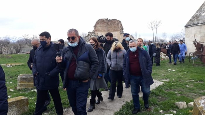   Media and NGO leaders, public activists witness consequences of Armenian war crimes committed in Aghdam city  