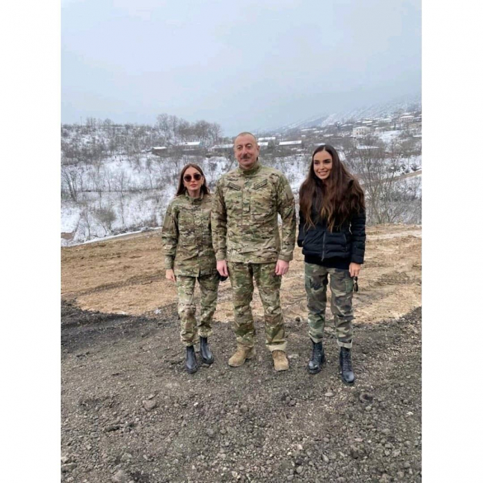  First VP Mehriban Aliyeva shares video footages from liberated territories on her Instagram account 