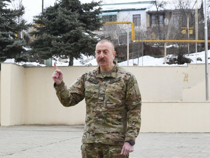  President Aliyev: Hadrut settlement liberated after successful military operation 