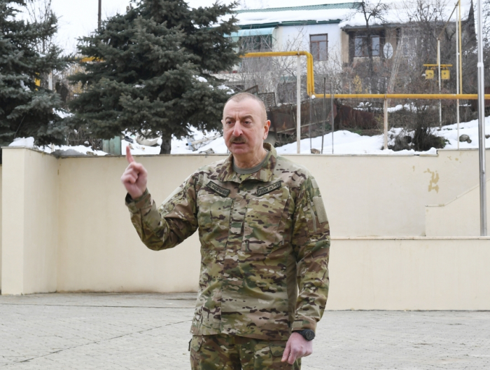     Präsident Aliyev:   Hadrut-Siedlung nach erfolgreicher Militäroperation befreit  