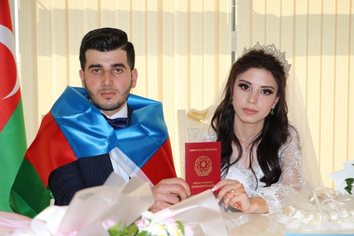 Vətən müharibəsi qazisinin nikah mərasimi keçirilib -    FOTO   