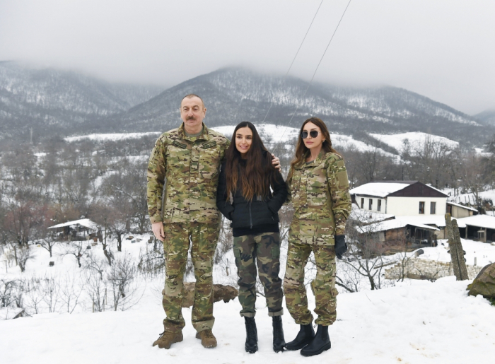   President Ilham Aliyev and First Lady visit newly-liberated Shusha   
