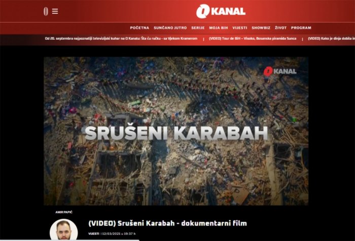  “Okanal” telekanalı Qarabağla bağlı reportaj hazırladı -  VİDEO  
