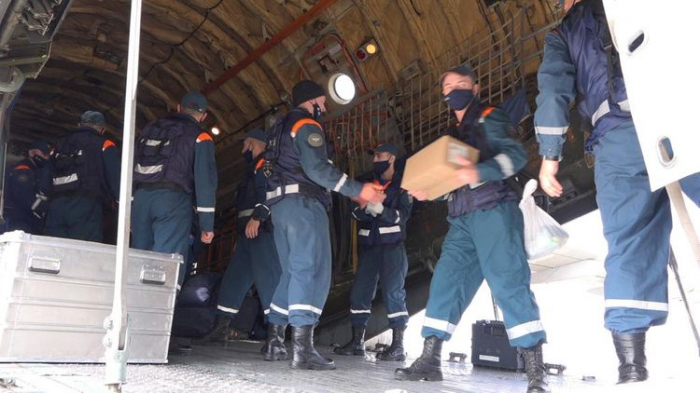  Un autre groupe de pièces pyrotechniques de Russie est arrivé en Azerbaïdjan -  VIDEO  