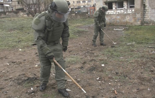   Russian peacekeepers continue to neutralize explosive devices in Nagorno-Karabakh  