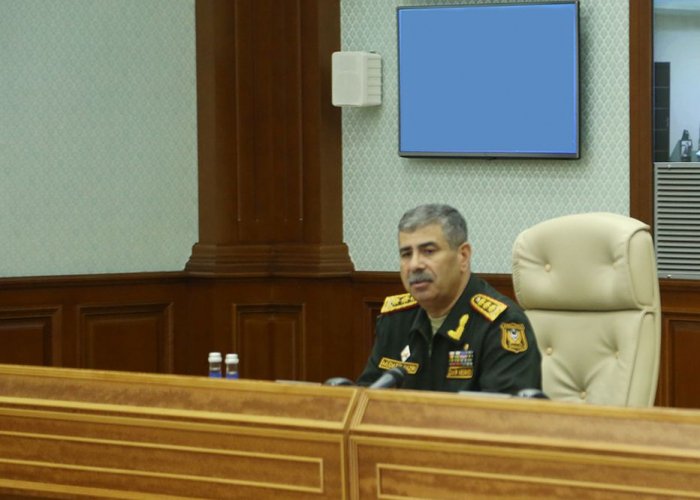  Azerbaijani defense minister demands to increase combat capability of units 
