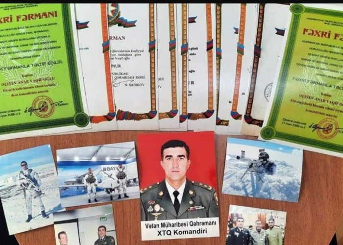 “Vətən Müharibəsi Qəhrəmanı”nın şəxsi əşyaları muzeyə verildi