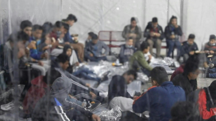   US authorities publish footage from migrant processing centre -   NO COMMENT    