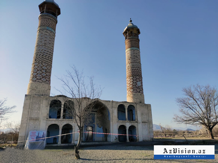  Media officials, NGOs, bloggers, activists of Azerbaijan visit the Aghdam Juma Mosque  