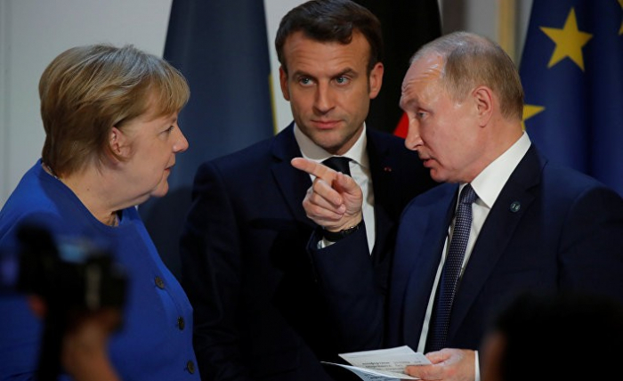  Putin, Merkel və Makron arasında videokonfrans hazırlanır 