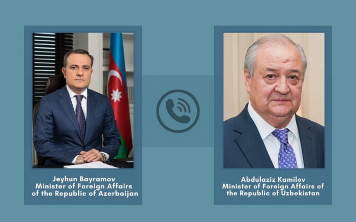   Azerbaijani and Uzbek FMs discuss the current situation in the region  