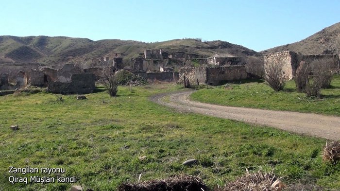    Zəngilanın Qıraq Müşlan kəndinin görüntüləri -    VİDEO     
   