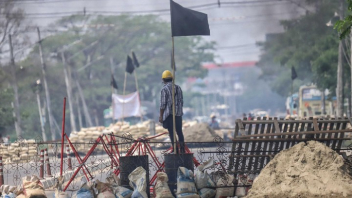 Brandanschlag auf Parteizentrale in Yangon